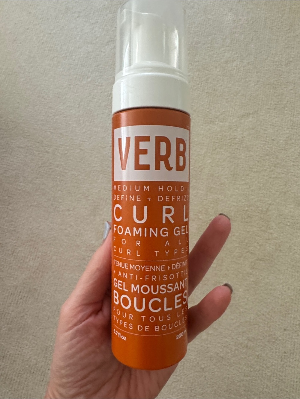 VERB Curl Foaming Gel — Orange (Medium Hold)